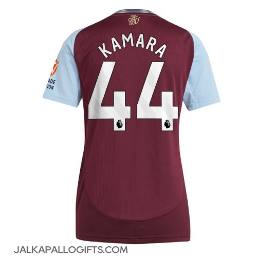 Aston Villa Boubacar Kamara #44 Kotipaita Naiset 2024-25 Lyhythihainen